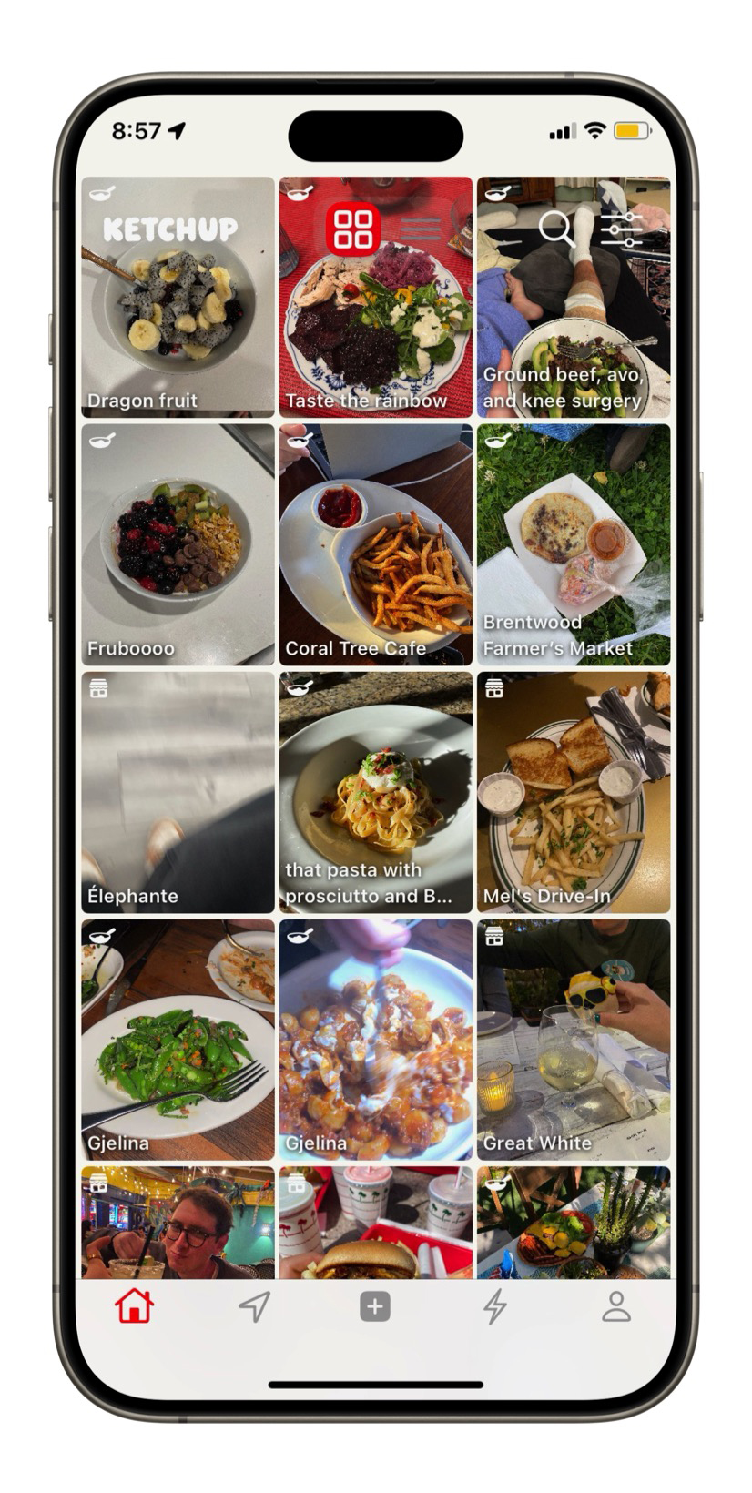 Ketchup App Interface 1
