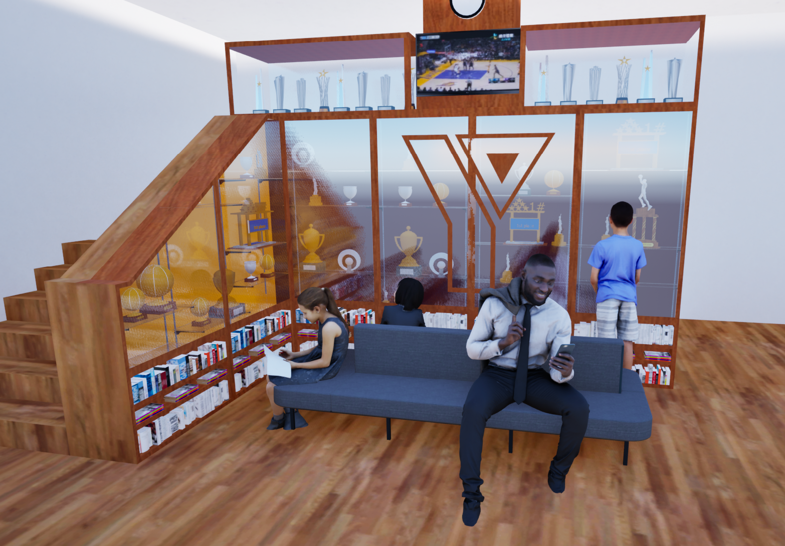 YMCA Trophy Case Design Image 4